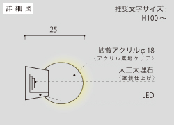 ネオン風発光